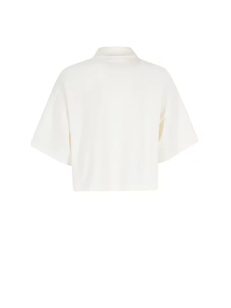 Koszulka polo Maison Kitsune beżowa