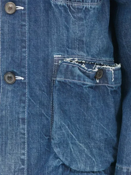Džínová bunda Maison Margiela modrá