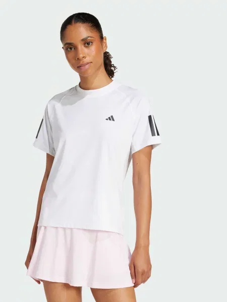 Футболка спортивна adidas 3 Stripes перероблений білий