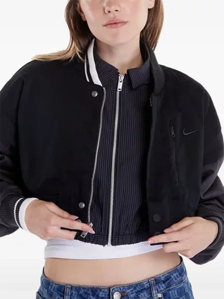 Top sport Nike din fleece plisat fără mâneci alb