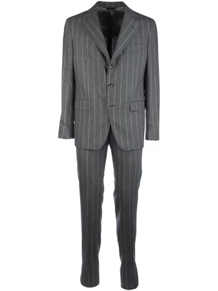 Costum Brian Dales cu dungi de costum gri