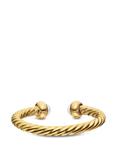 Inel David Yurman cu perle galben