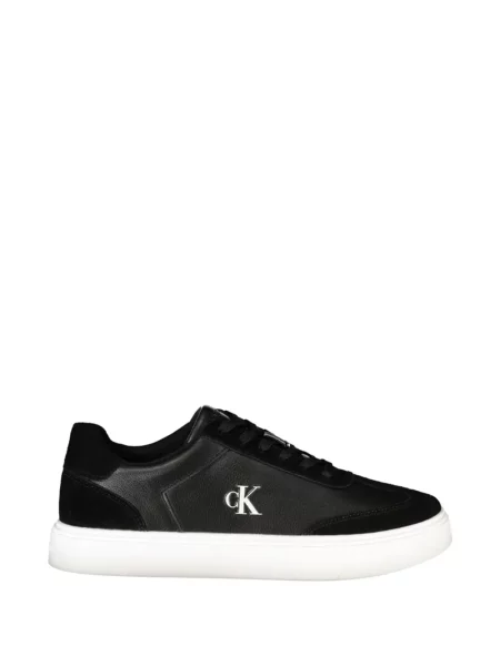 Sneakerși Calvin Klein din piele cu autograf negru