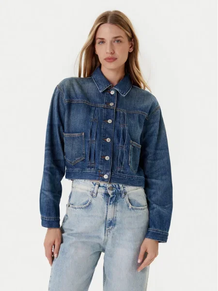 Tommy Jeans Farmer kabát sötétkék