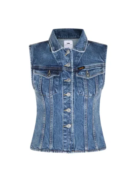 Bluzka Lois bez rękawów niebieska