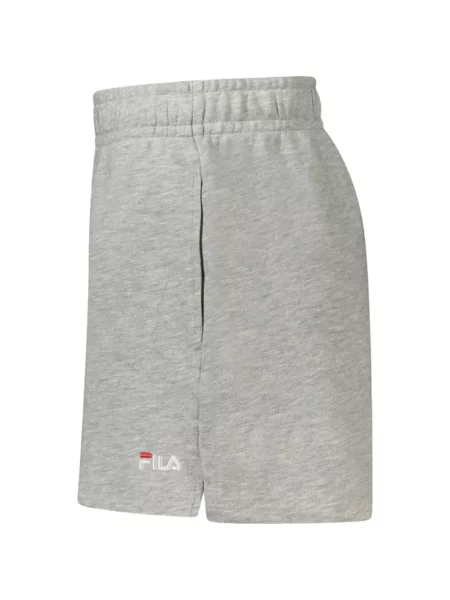 Pantaloni scurți Fila cu talie înaltă gri