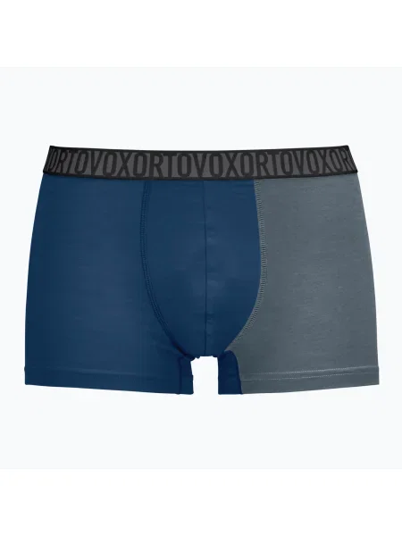 Мъжки термални боксерки ORTOVOX Essential Briefs Deep Ocean синьо
