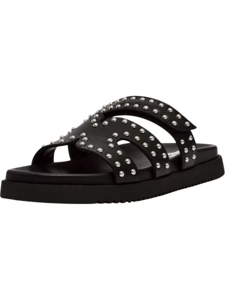Sandály Steve Madden s nýty černé
