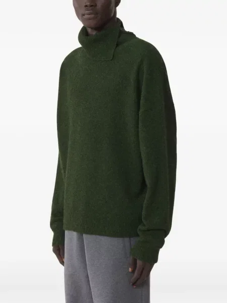 Pulover Lanvin din cașmir verde
