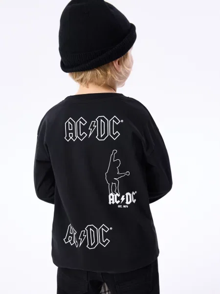 Reserved Лонгслів AC/DC чорний
