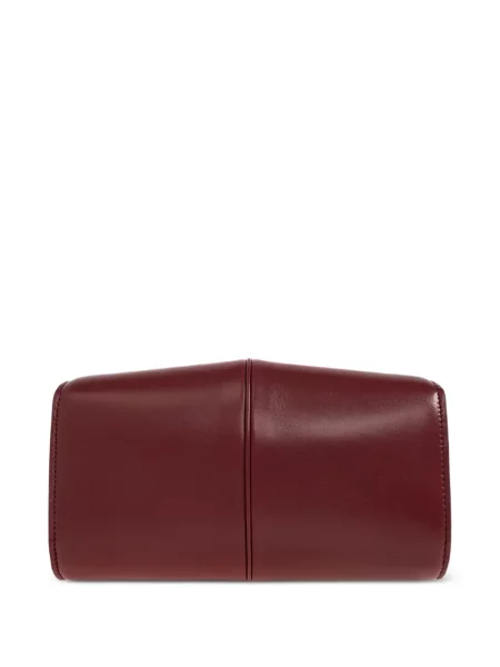 Geantă Jil Sander din piele cu imagine roșu