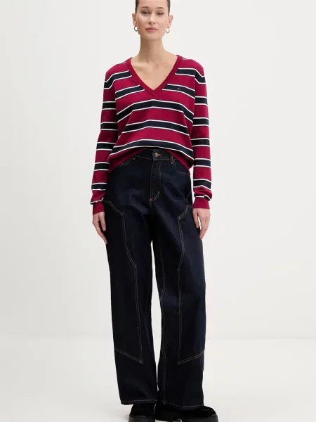 Tommy Jeans pulover bombažen