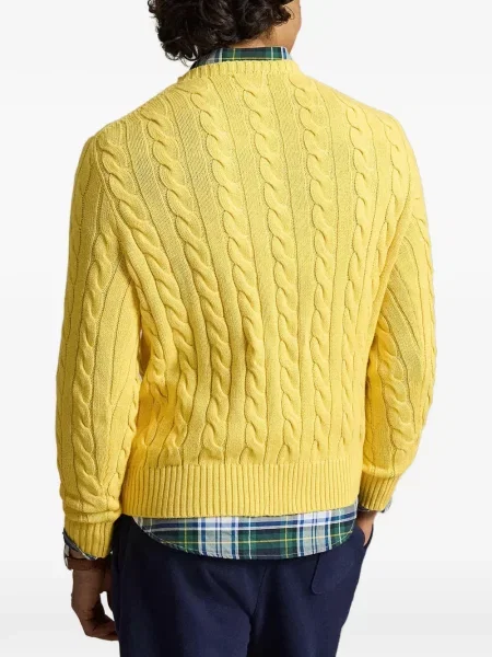 Hálós kockás pólóing Polo Ralph Lauren nyomtatás fekete