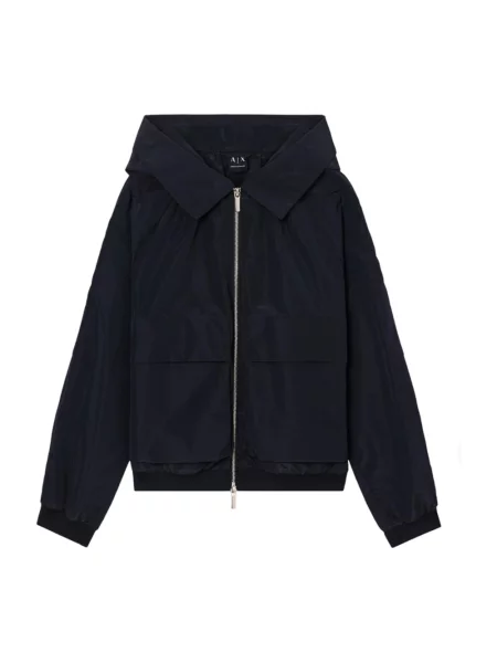 Kurtka Armani Exchange z kapturem czarna