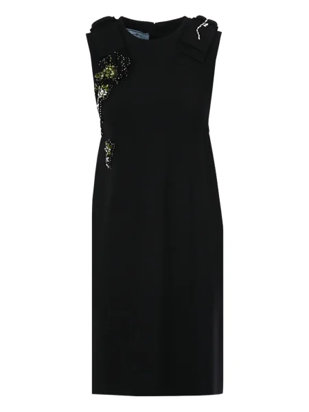 Rochie Prada plisată de costum negru