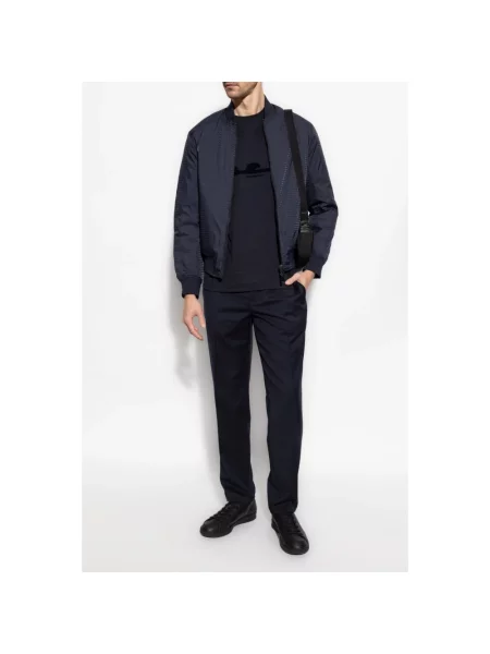 Сhinosy Emporio Armani z logo niebieskie