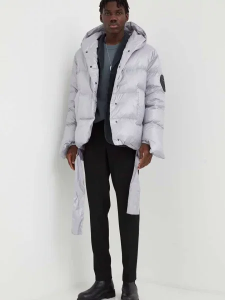 MMC STUDIO kurtka puchowa Jesso zimowa oversize szary