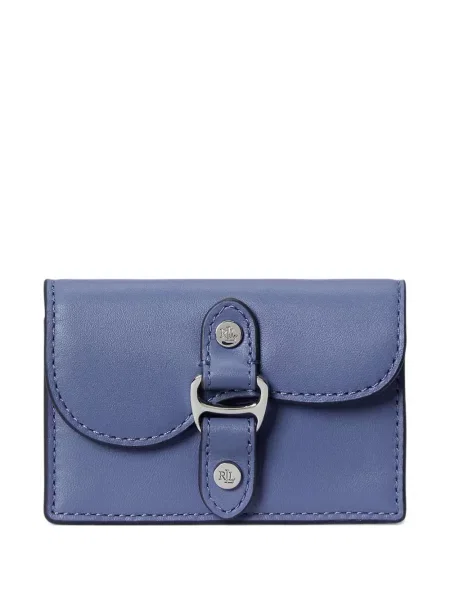 Portofel Lauren Ralph Lauren din piele albastru