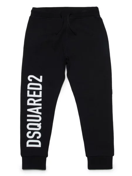 Spodnie dziecięce Dsquared2 czarne