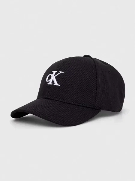Czapka z daszkiem Calvin Klein Jeans czarna