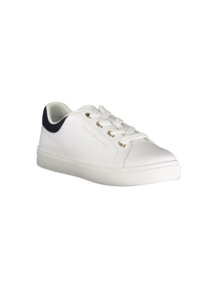 Sneakersy Tommy Hilfiger skórzane casual białe