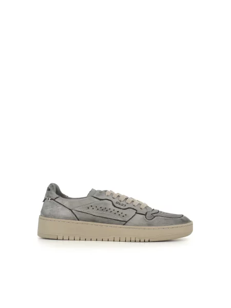 Sneakersy Lemargo skórzane szare