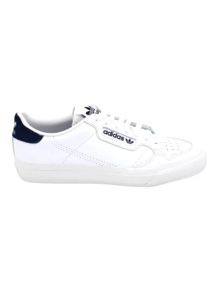 Sneakersy Adidas sznurowane skórzane białe