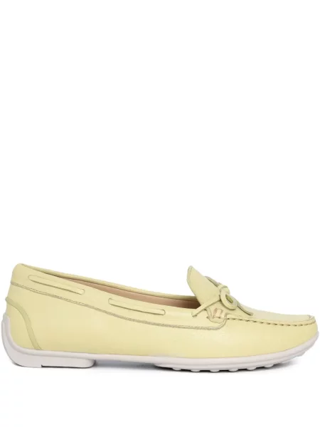 Pantofi loafer Sarah Chofakian cu funde galben