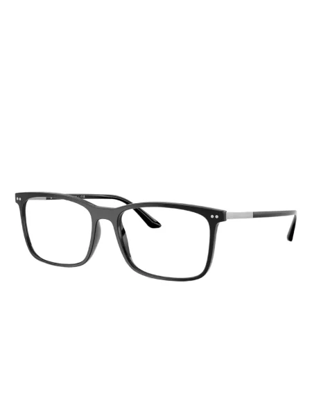 Ochelari de soare dreptunghiulari Giorgio Armani negru