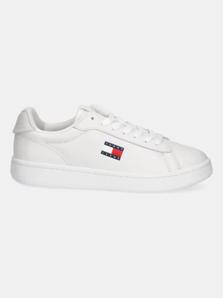 Dámske topánky Tommy Jeans Archive Court ecru biela