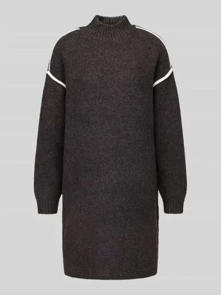 Sukienka z dzianiny o kroju regular fit z paskami w kontrastowym kolorze Vero Moda