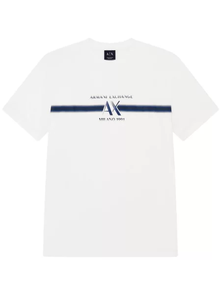 Tricou Eax alb
