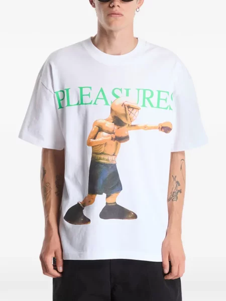 Tricou Pleasures alb