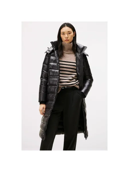 Páperová bunda Tommy Hilfiger čierna