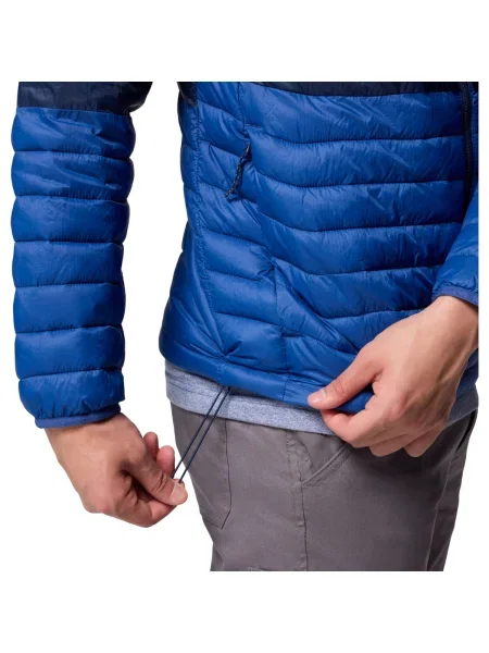 Bunda Columbia s kapucňou modrá