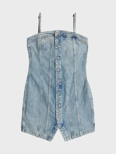 Джинсовое платье G-star Raw голубое