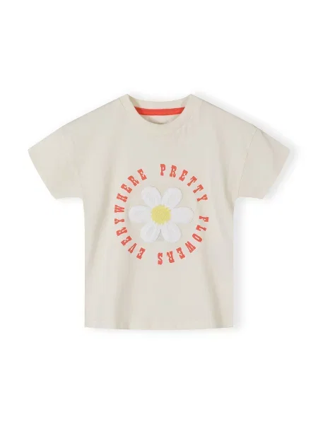 MINOTI Tricou crem / galben / portocaliu homar alb