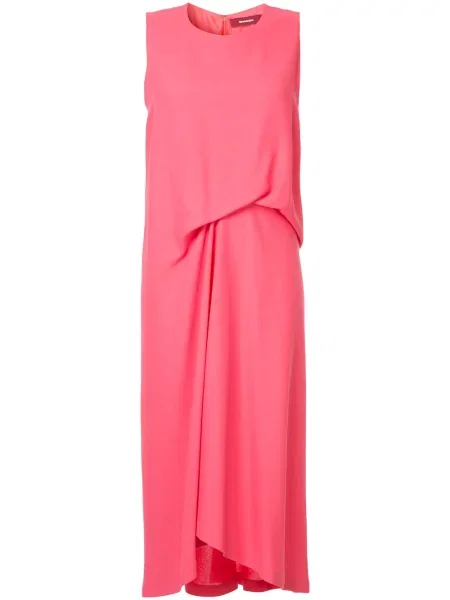 Sukienka bez rękawów Sies Marjan bez rękawów garniturowa różowa