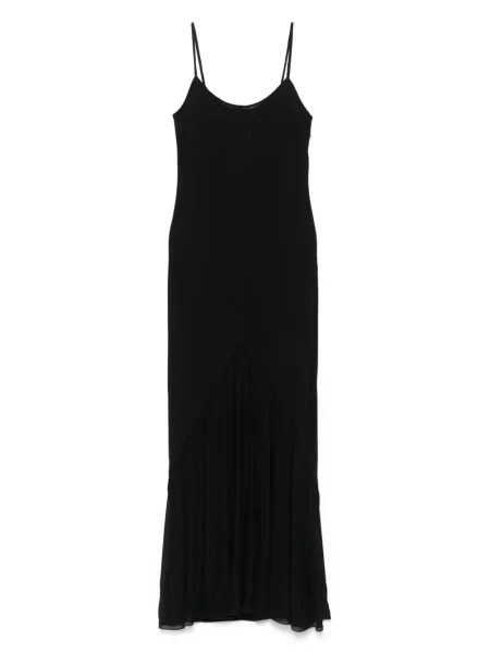 Rochie midi Giorgio Armani din jerseu până la genunchi de costum negru
