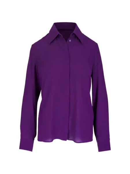 Cămașă Michael Kors de mătase violet