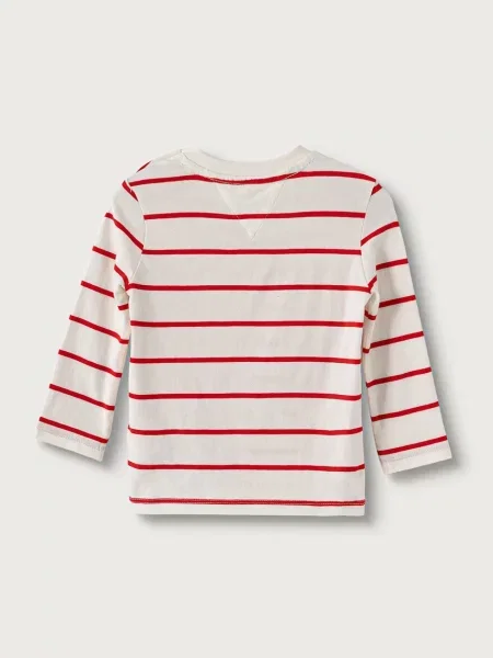 Тениска с дълъг ръкав Tommy Hilfiger червено