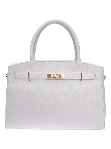 Geantă shopper Isabella Rhea alb