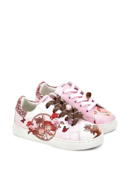 Sneakersy dziecięce Monnalisa różowe