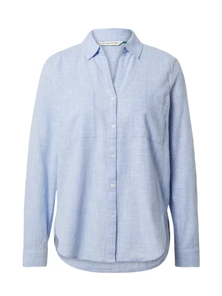 TOM TAILOR Bluza svijetloplava bijela