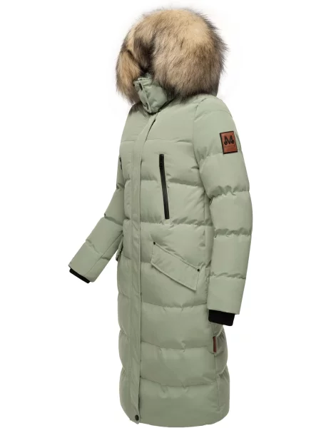MARIKOO Palton de iarnă Schneesternchen pastel verde