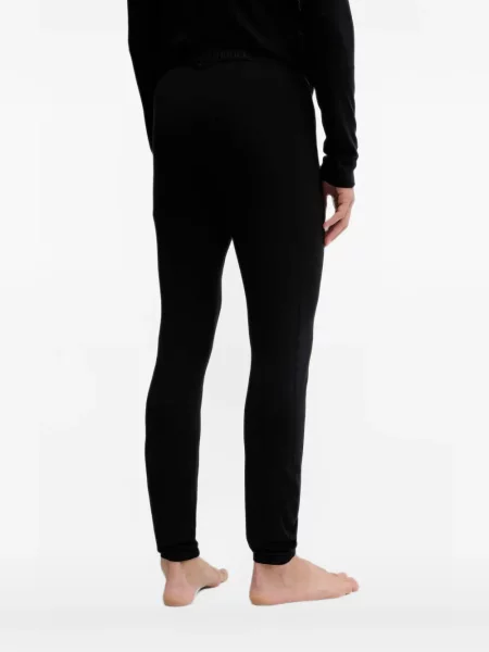 Leggings Peak Performance cu broderie negru