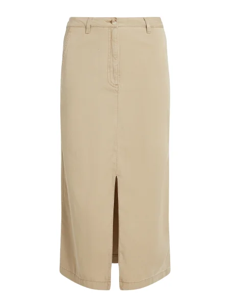 Tommy Hilfiger Fustă midi bej