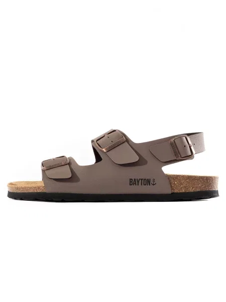 Bayton Sandale maro mokka / bronz negru