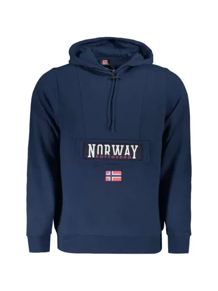 Hanorac cu glugă Norwegian Rain albastru