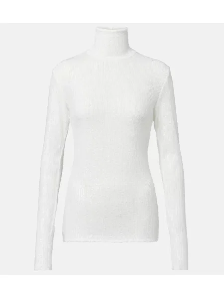 Heláncă Norma Kamali tricotate alb